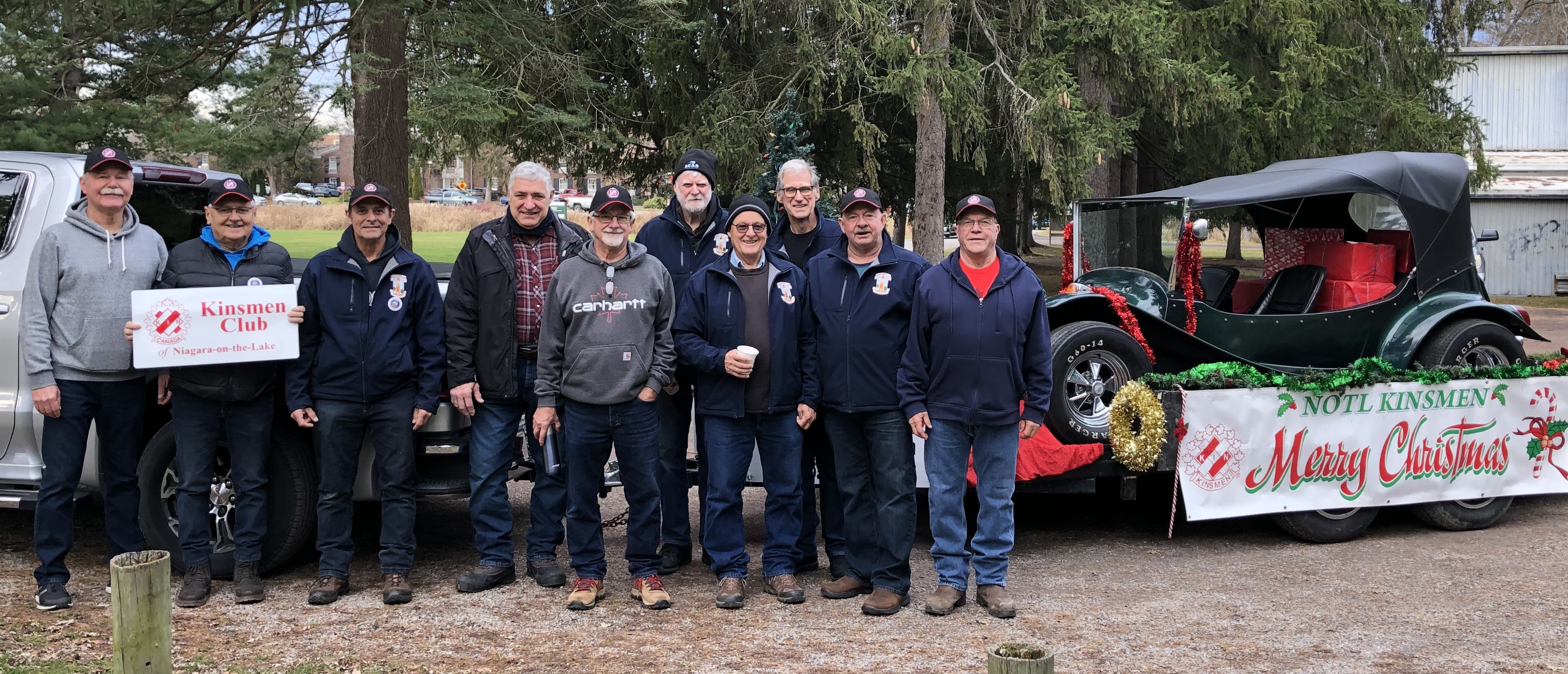 Final preparations for the 2023 NOTL Christmas Parade.